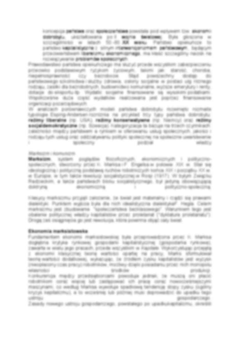 Alternatywy wobec liberalizmu, solidaryzm społeczny, komunizm, marksizm - wykład - strona 3