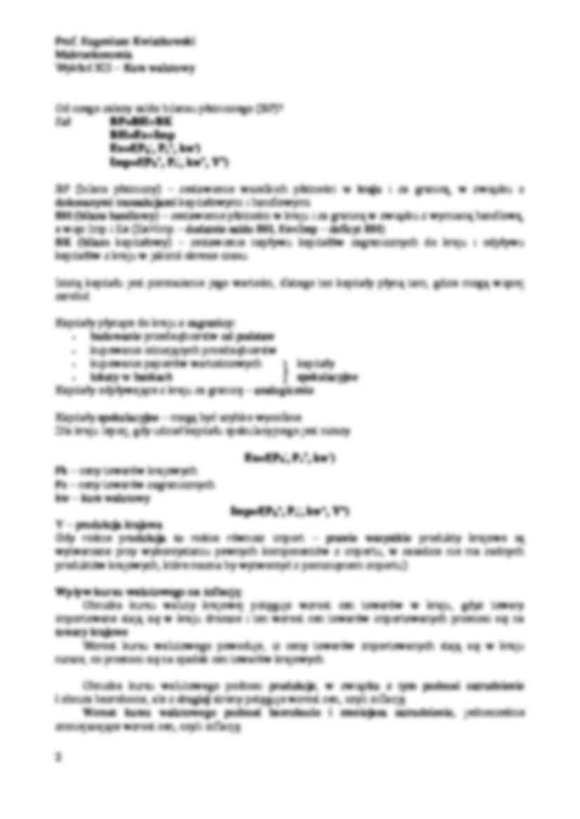 Kurs walutowy - wykład - Bank centralny - strona 2
