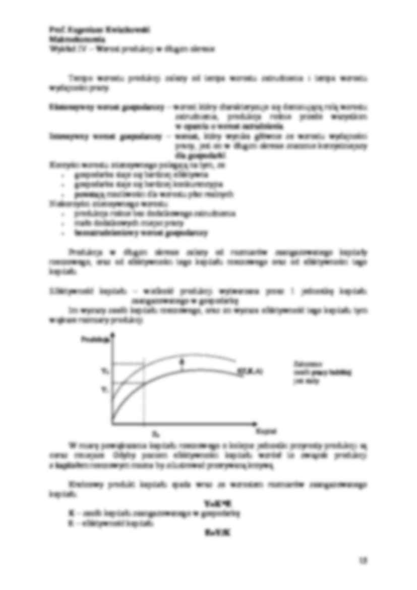 Wzrost produkcji w długim okresie - wykład - strona 3