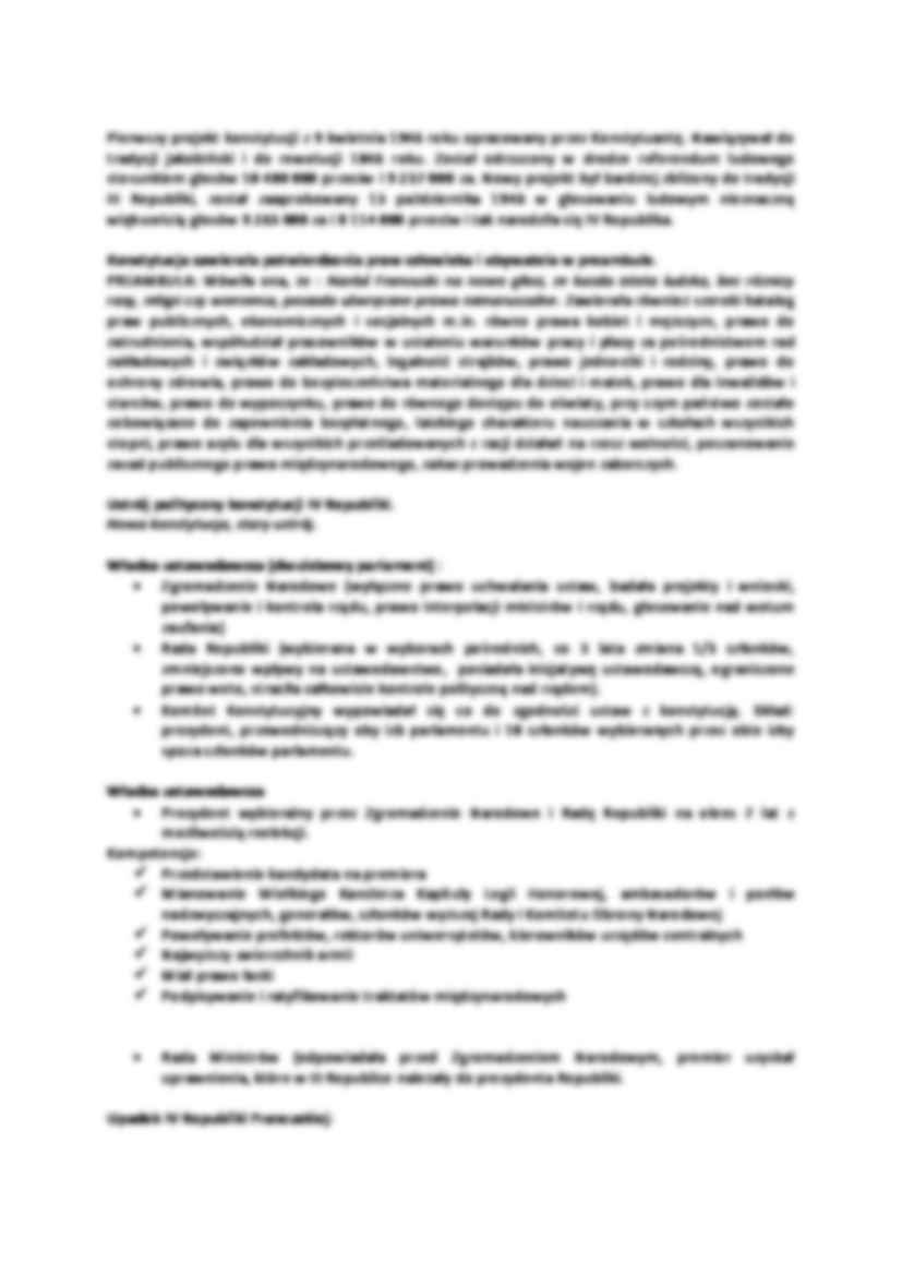 Francja XXw - omówienie - strona 3