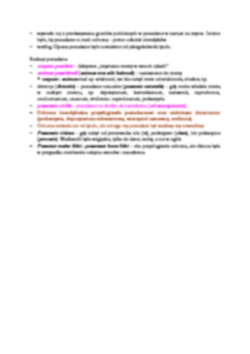 Władanie rzeczami-opracowanie - strona 3