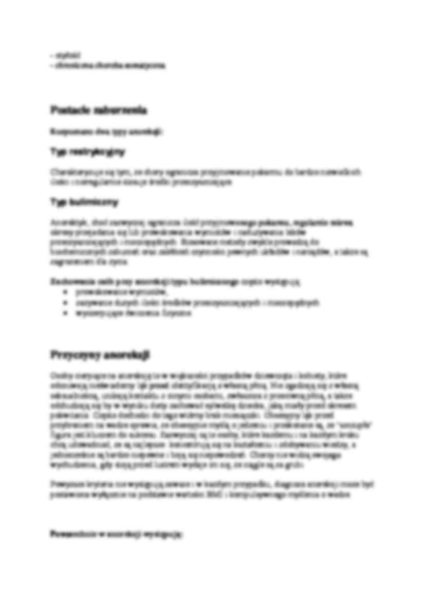 Anoreksja opis choroby - wykład - strona 3