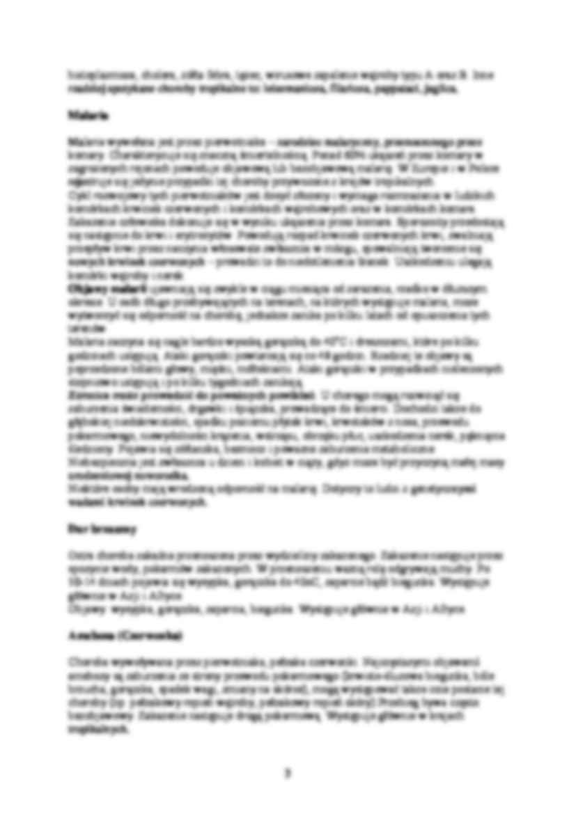 Choroby tropikalne - wykład - strona 3