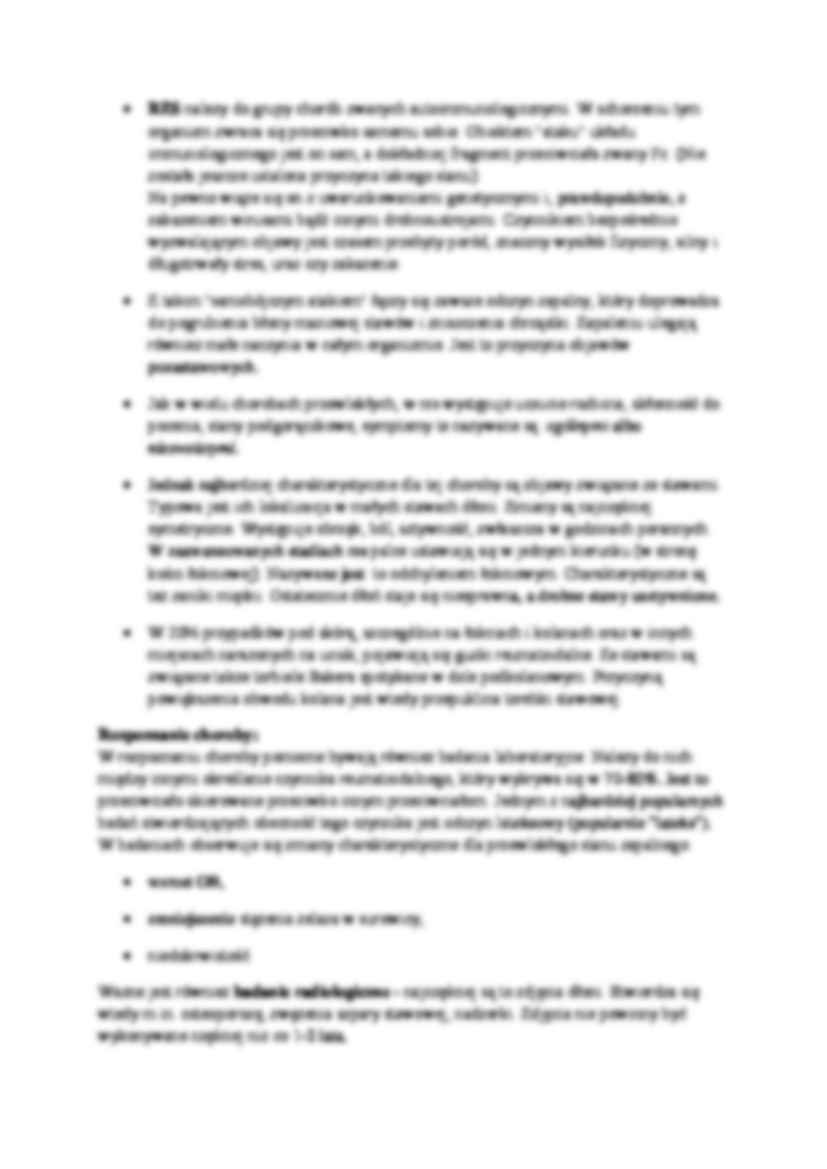 Reumatologia - wykład - strona 2