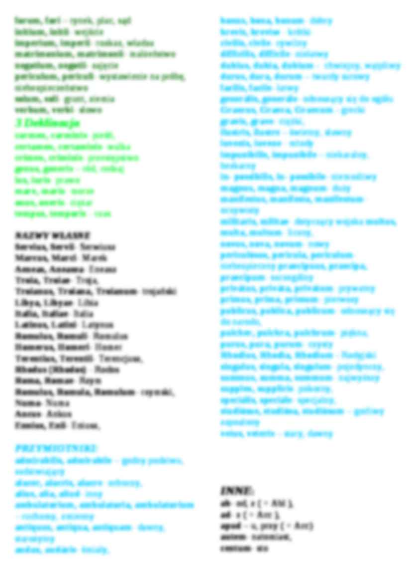 Łacina dla prawników - słówka - strona 3