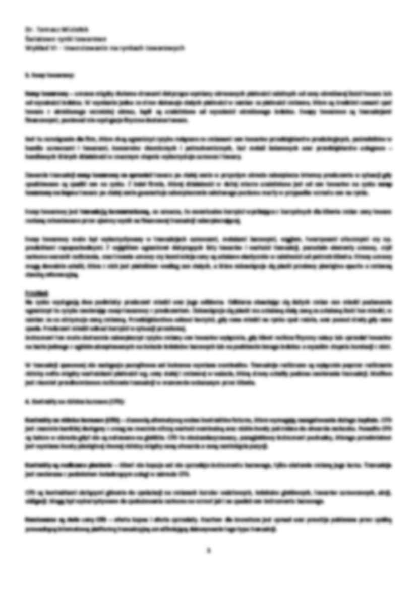 Inwestowanie na rynkach towarowych - wykład - strona 3