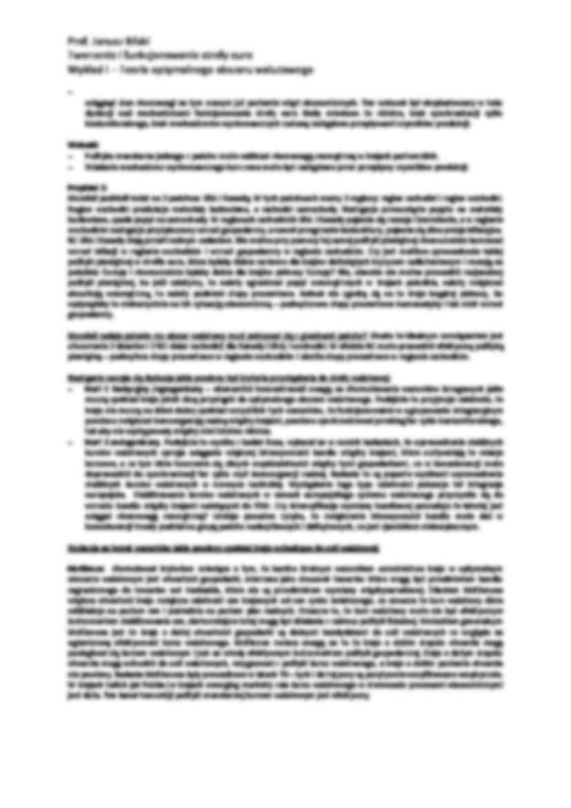 Teoria optymalnego obszaru walutowego - wykład - strona 2