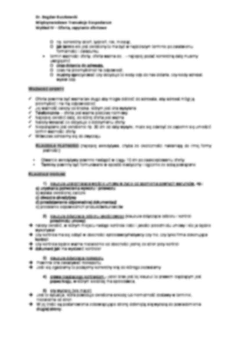 Oferta, zapytanie ofertowe - wykład - strona 2