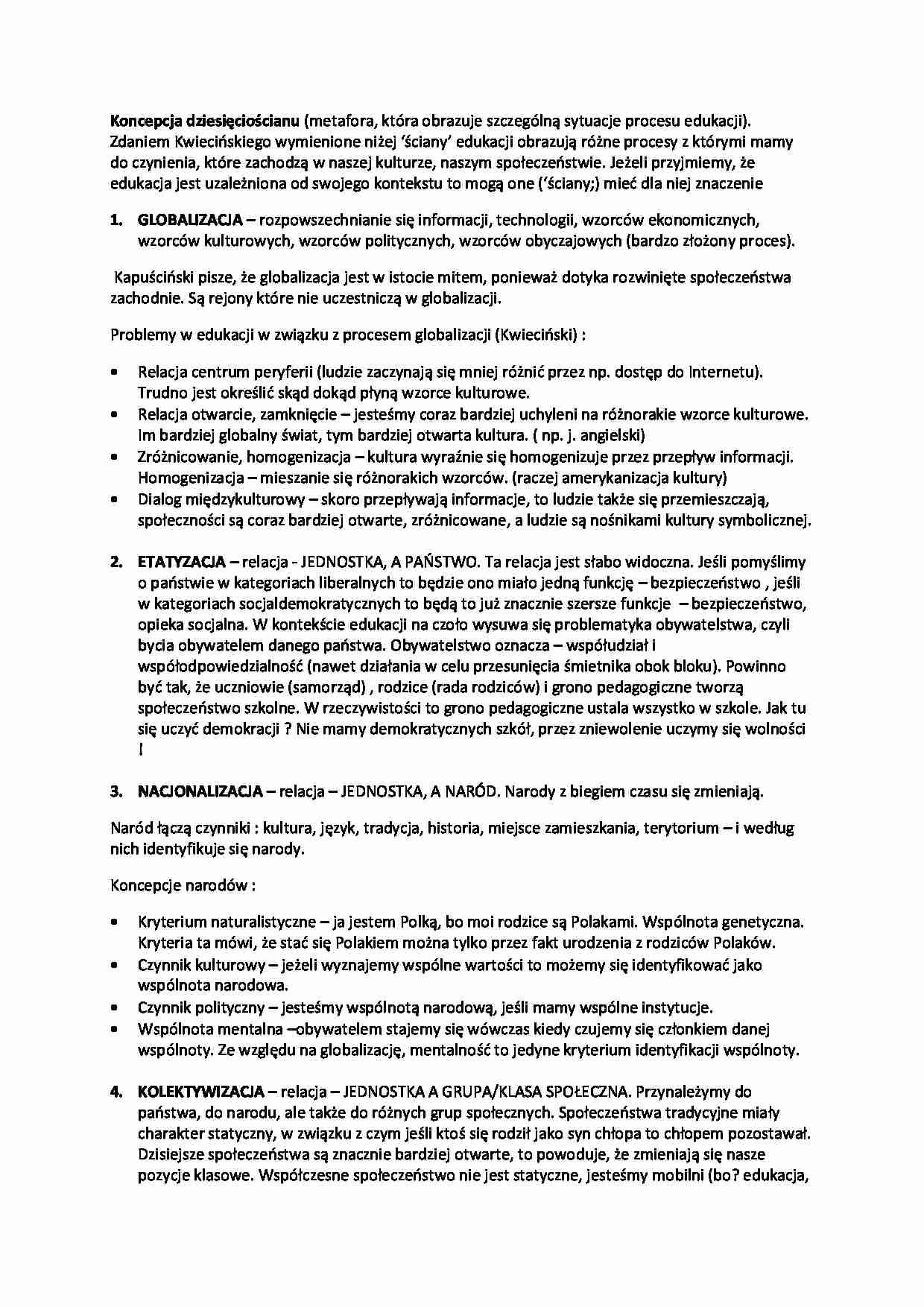 koncepcja dziesięciościanu - omówienie - strona 1