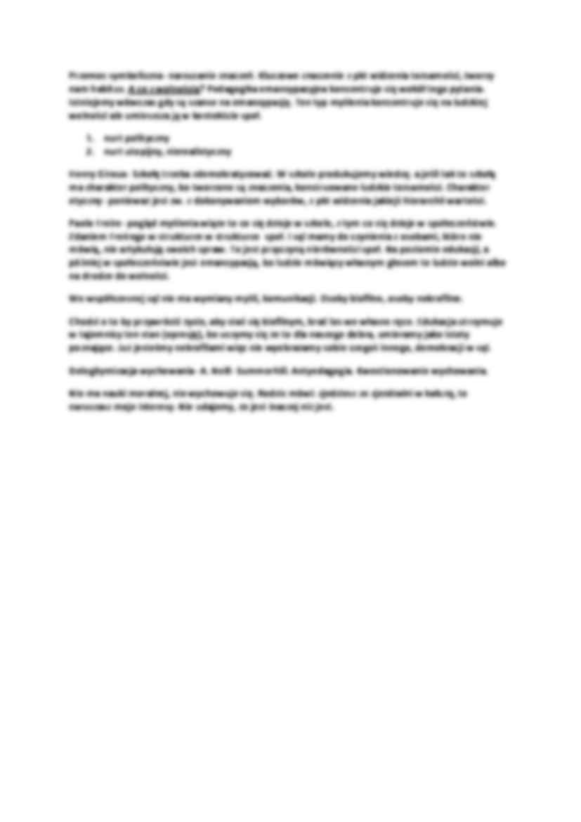 Różne teorie niedyrektywne - omówienie - strona 3
