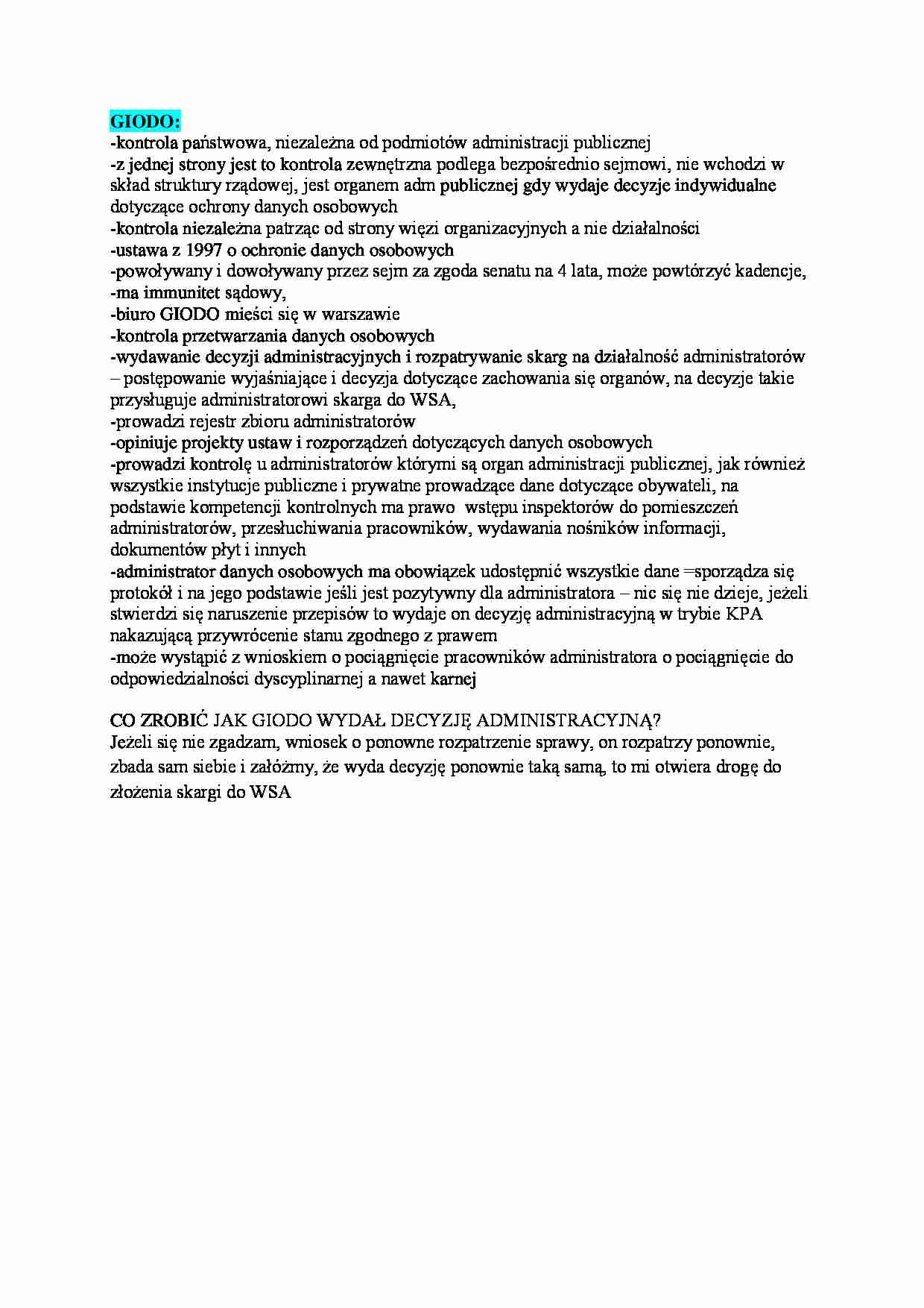 Kontrola administracyjna - omówienie - strona 1