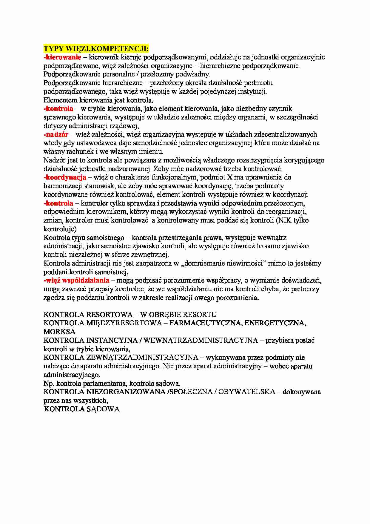 typy więzi - omówienie - strona 1