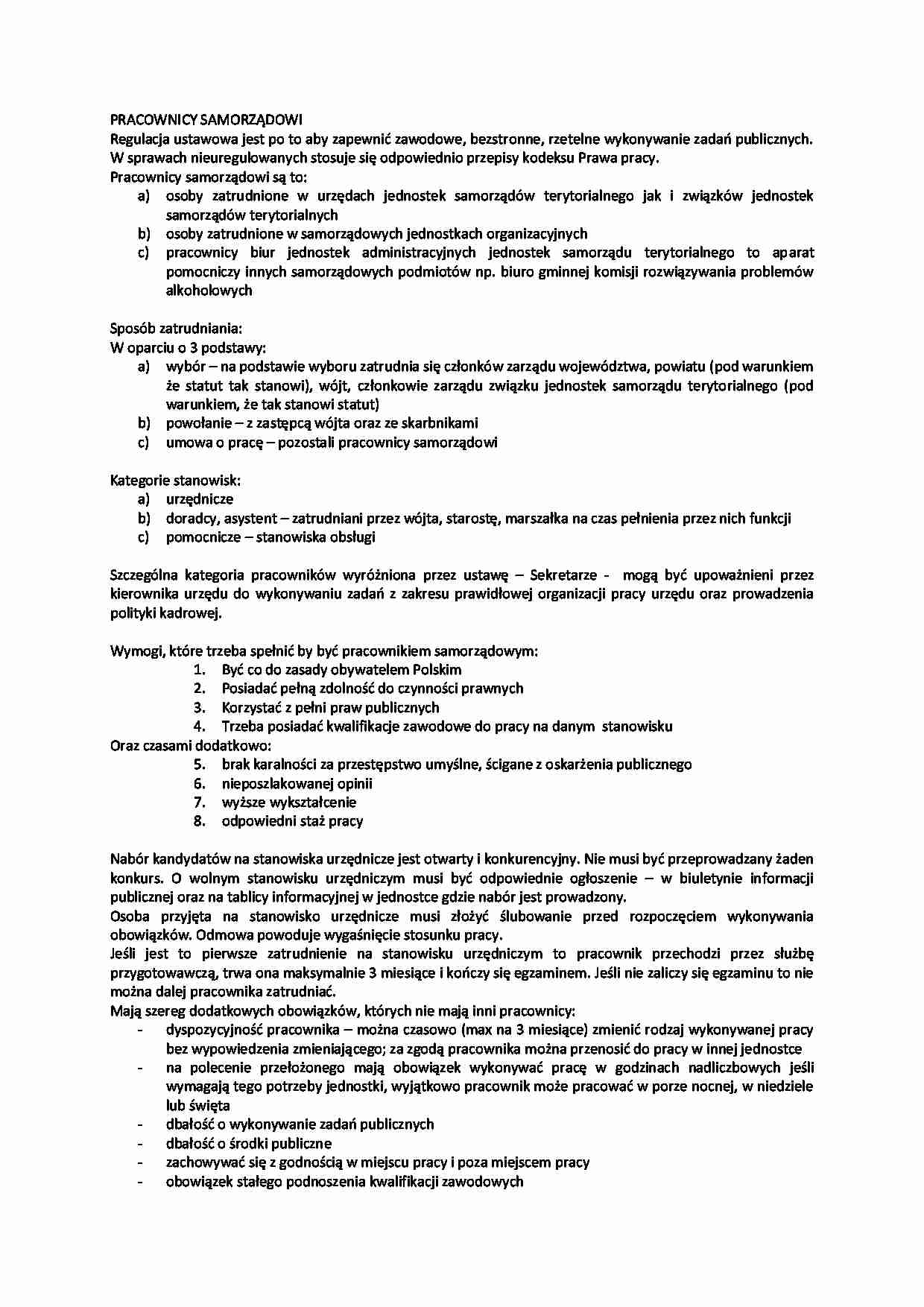pracownicy samorządowi - omówienie - strona 1