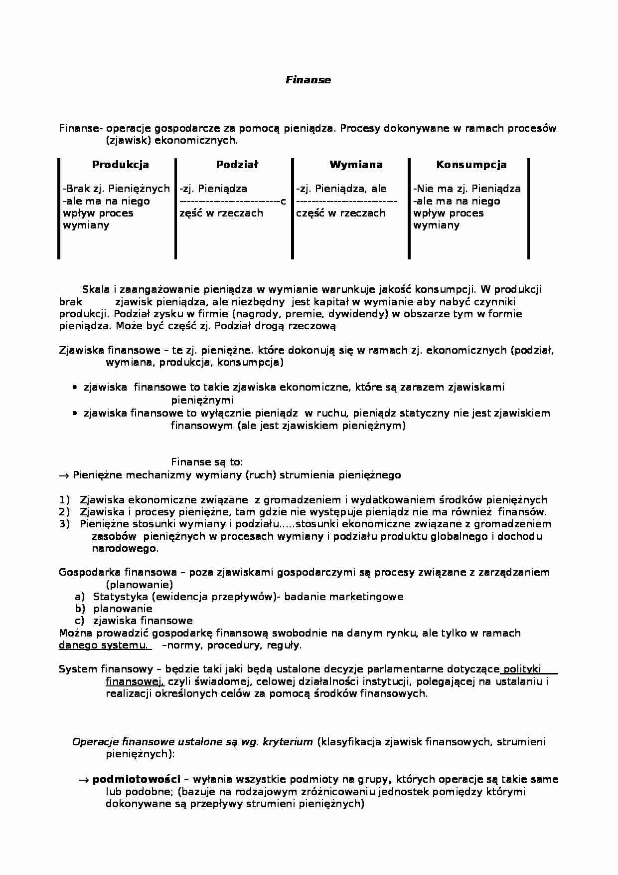 finanse (26stron) - strona 1