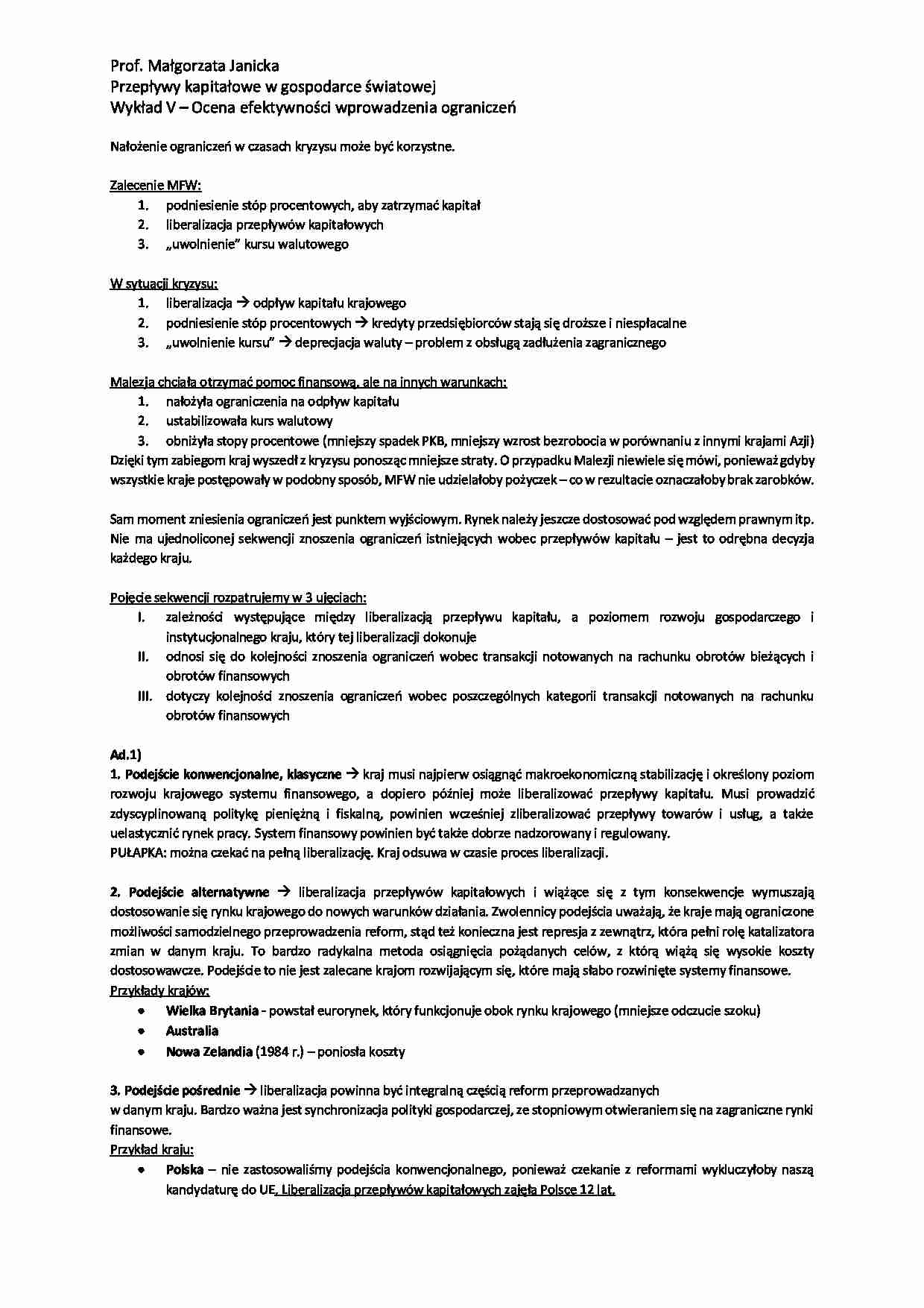 Ocena efektywności wprowadzenia ograniczeń - omówienie - strona 1