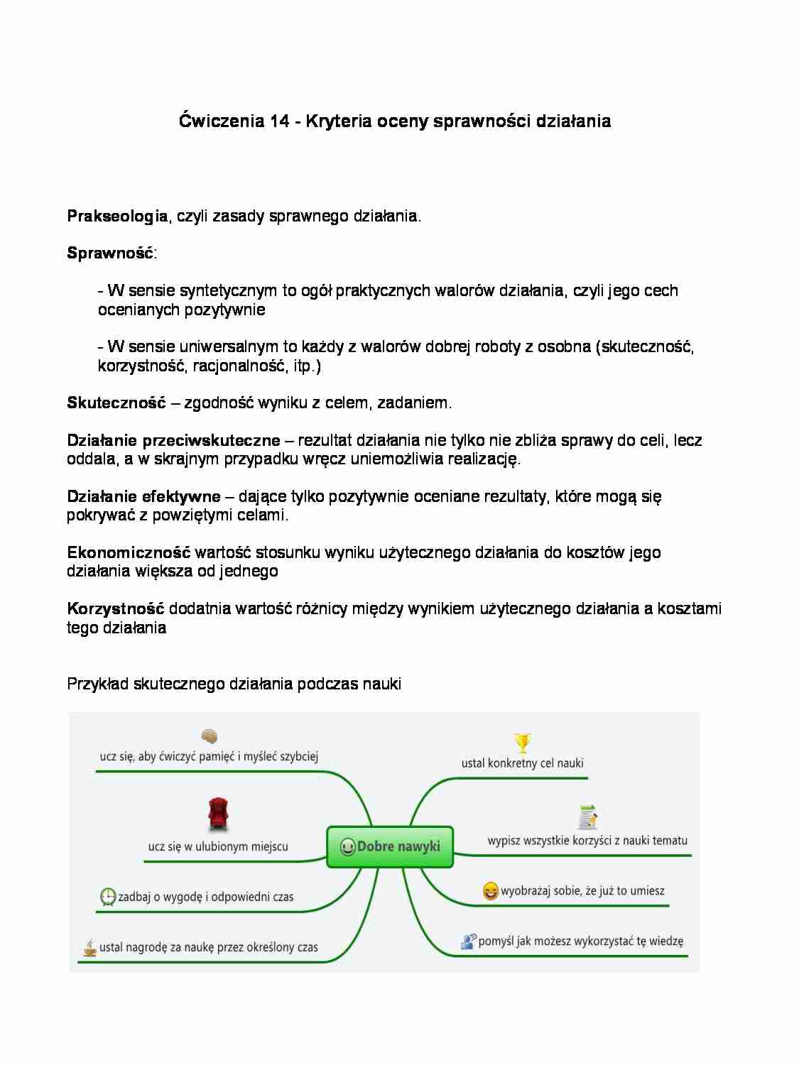 Kryteria oceny sprawności działania - omówienie - strona 1