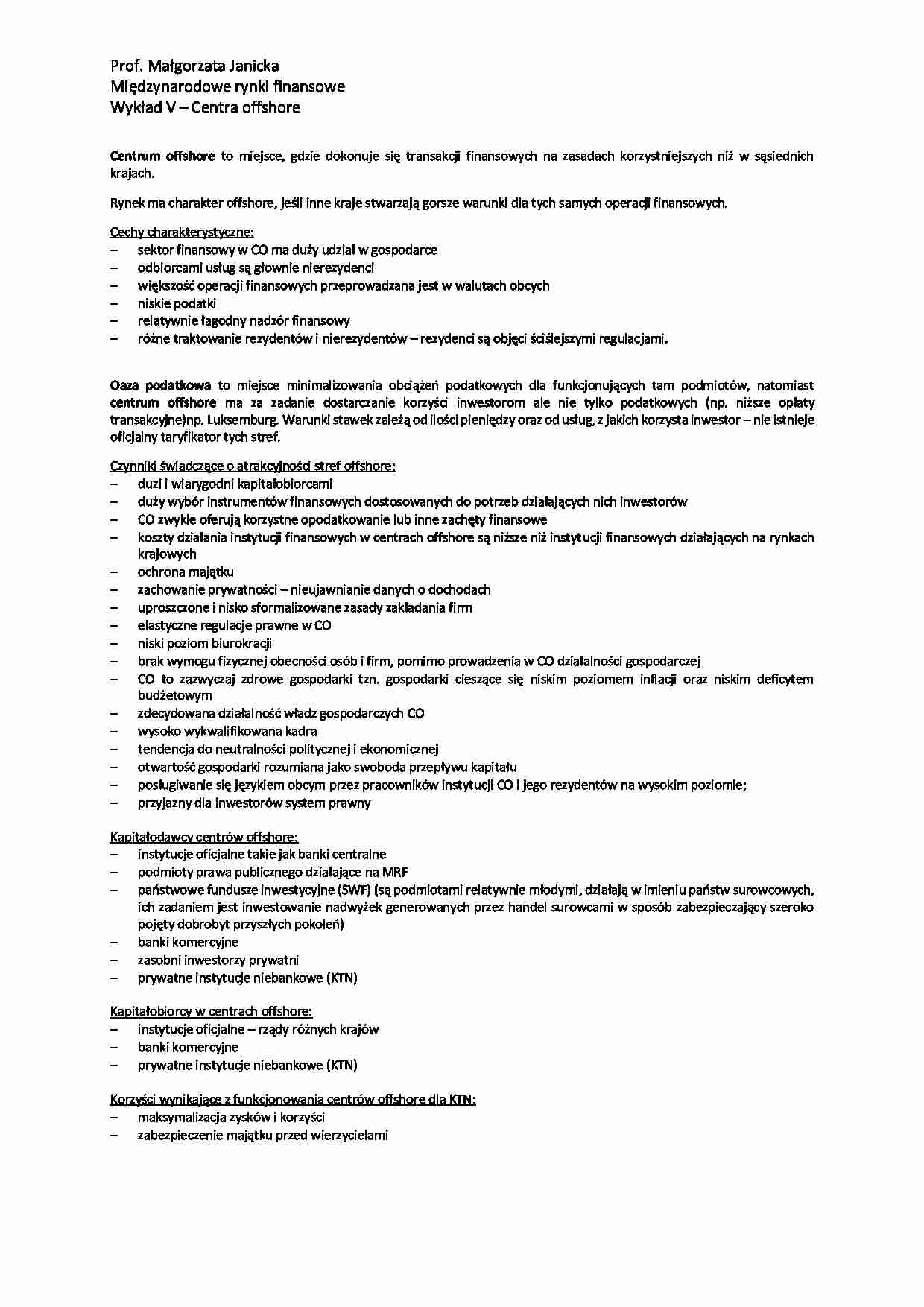 Centra offshore - wykład - strona 1