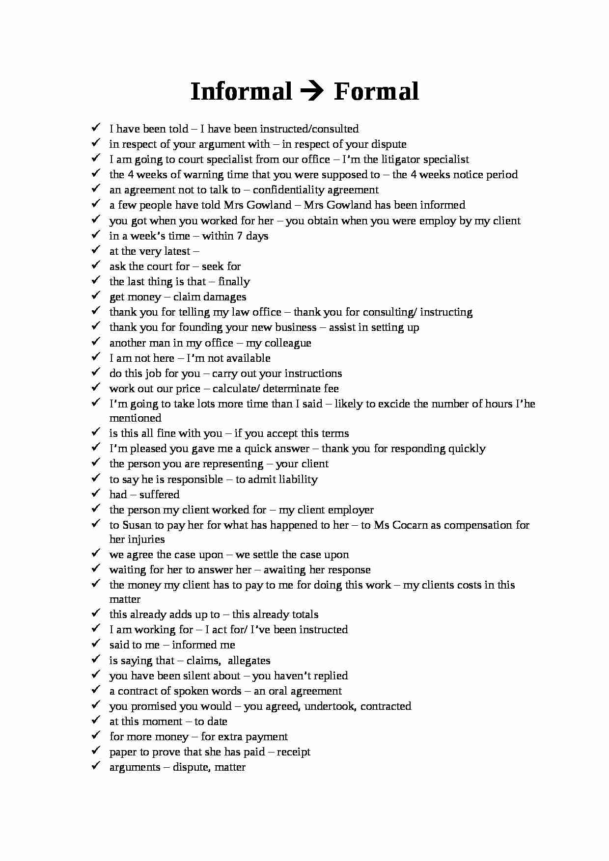 Wykład - Informal - formal - strona 1