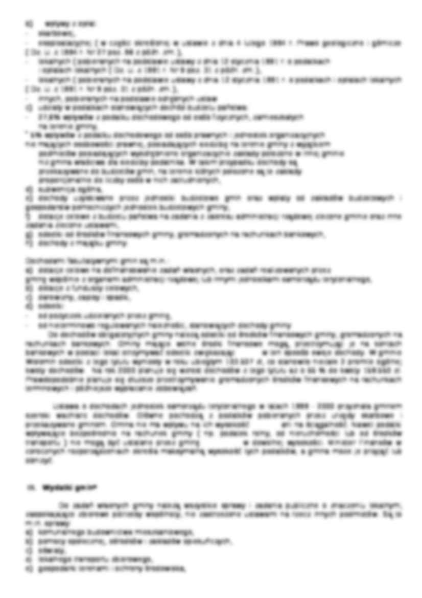 finanse publiczne - Dochody jednostki samorządowej - strona 2