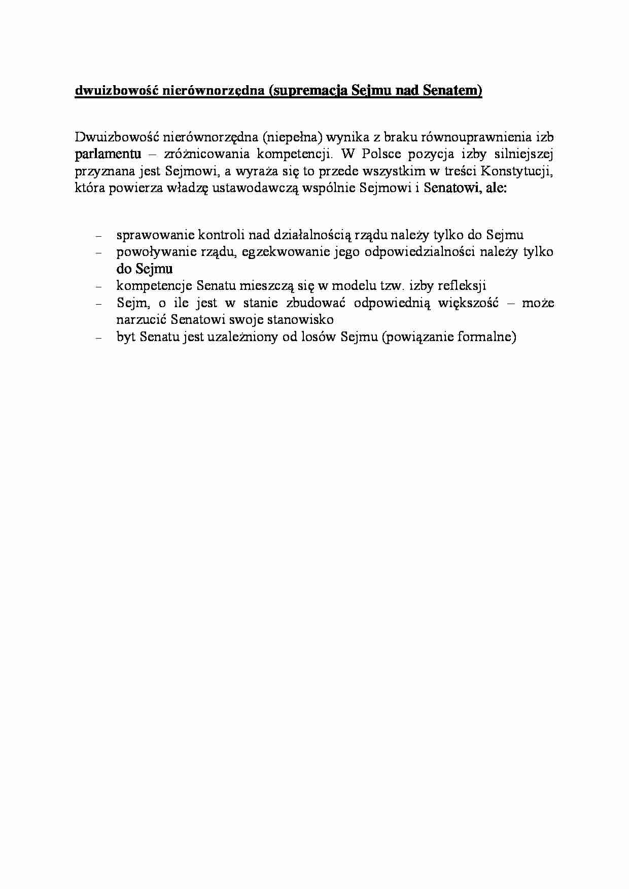 Dwuizbowość nierównorzędna-opracowanie - strona 1