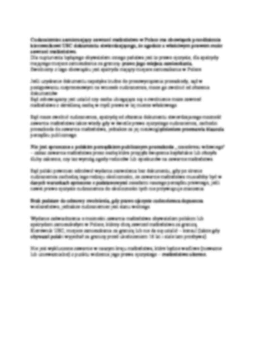 Materialne przesłanki zawarcia małżeństwa - wykład - strona 3