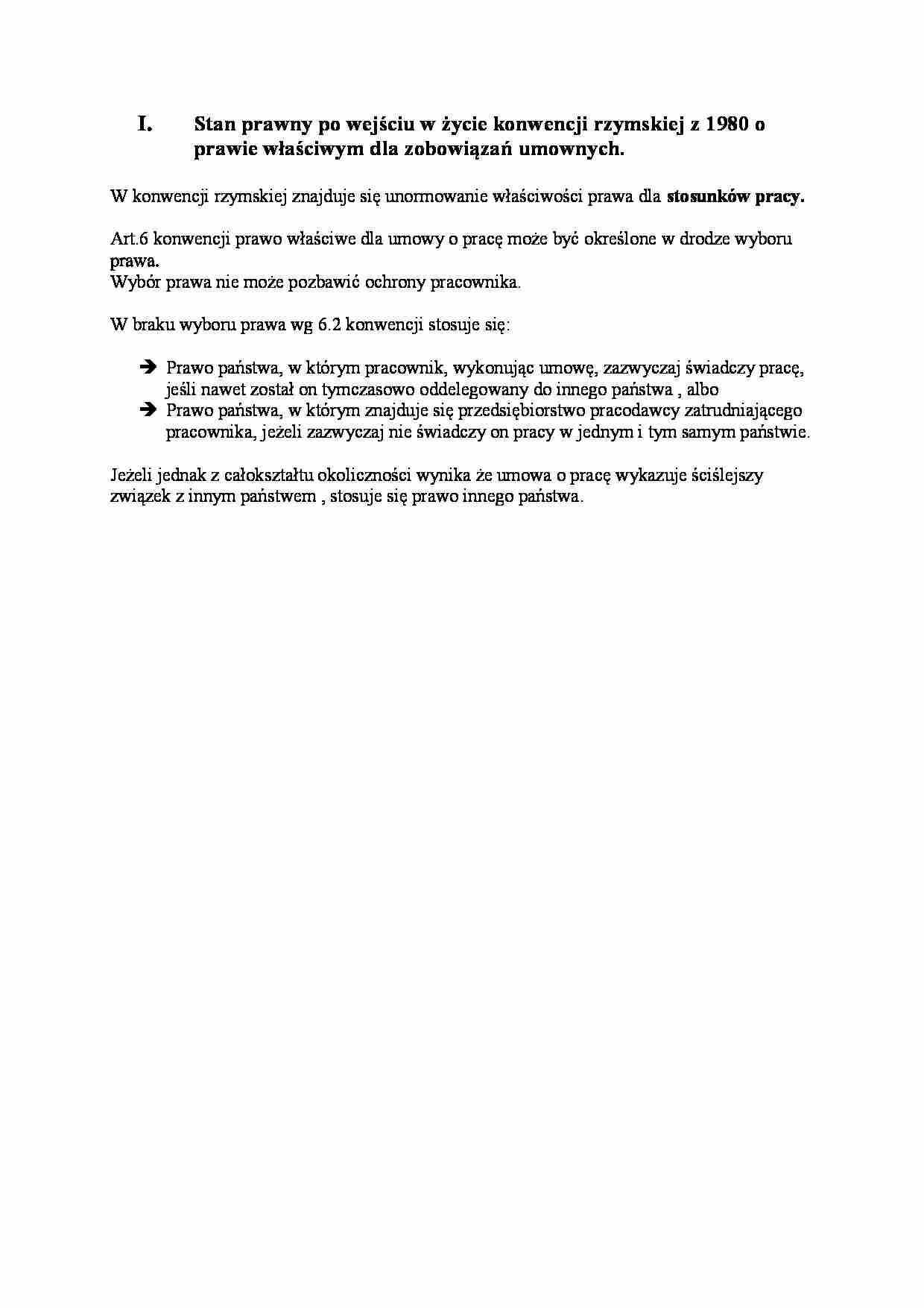 Konwencja rzymska z 1980r. - wykład - strona 1