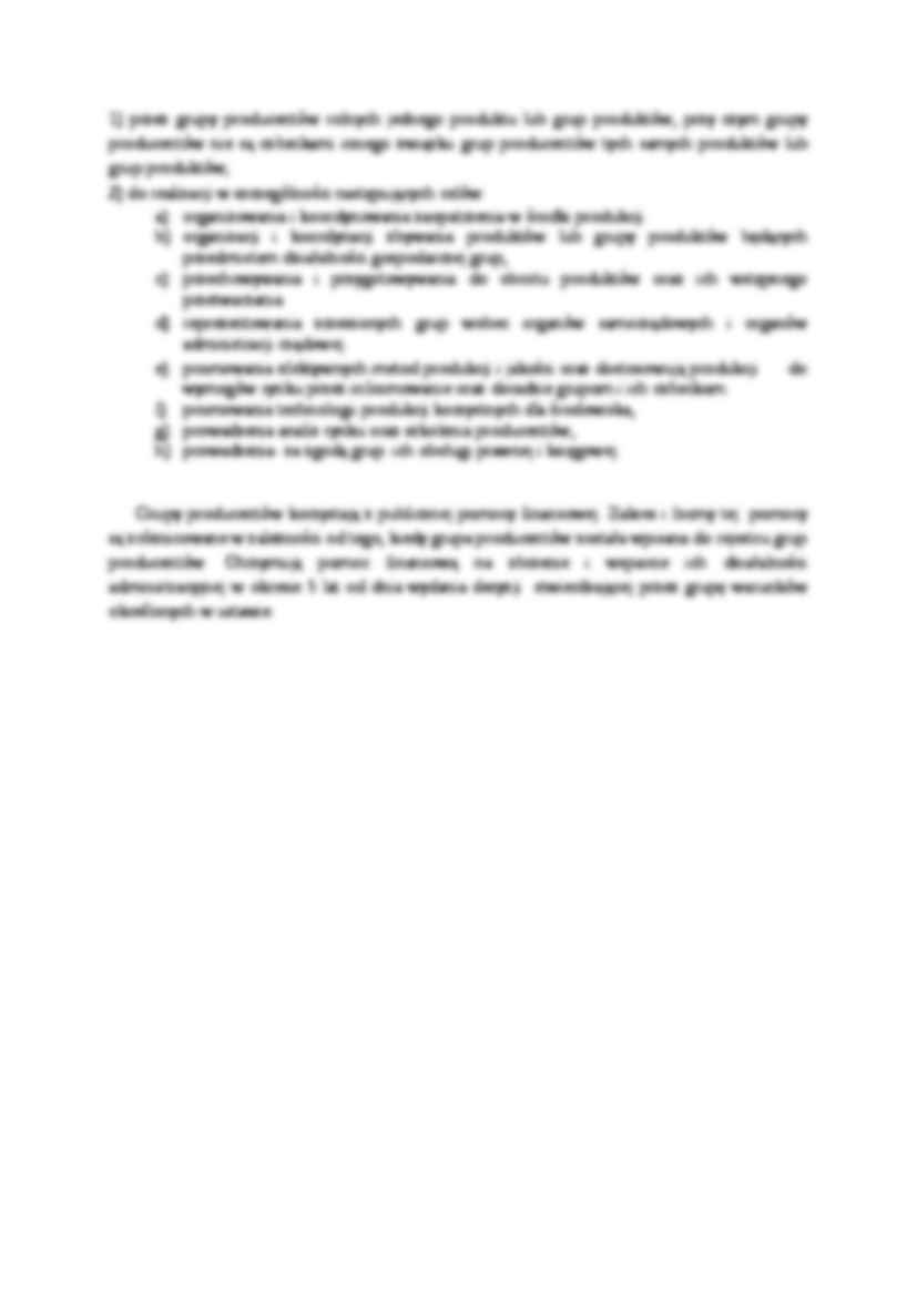 Grupy producentów rolnych i ich związki - omówienie - strona 2