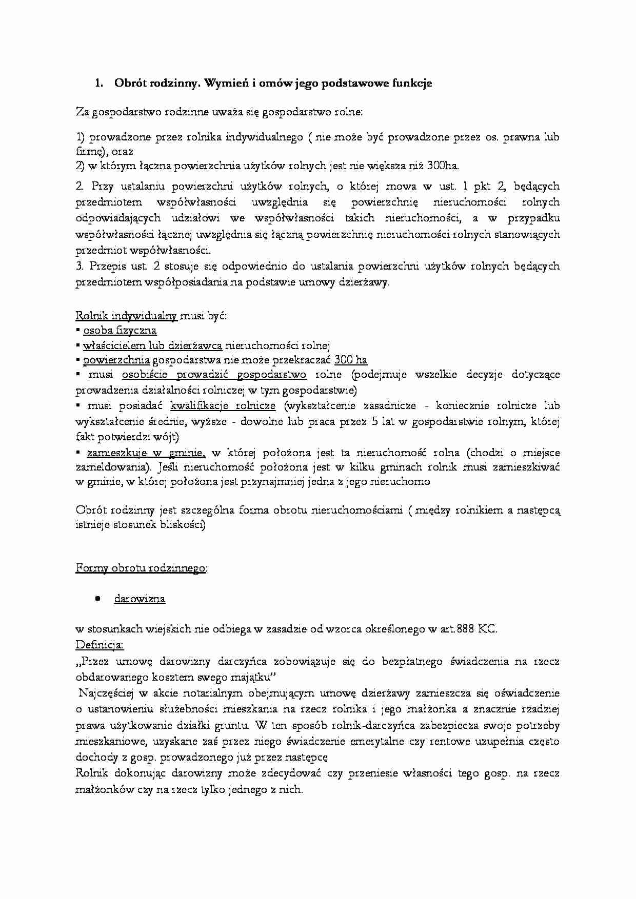 Obrót rodzinny - omówienie - strona 1