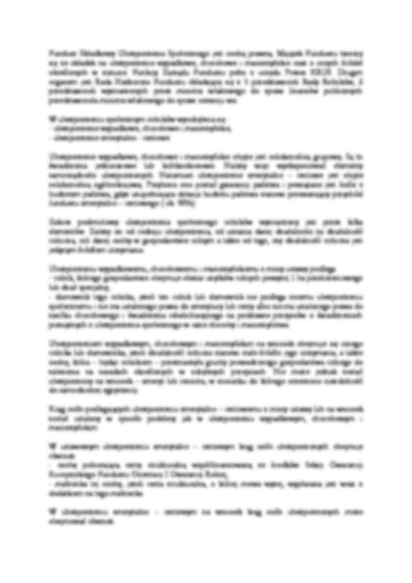Podstawowe założenia systemu ubezpieczeń  - omówienie - strona 2