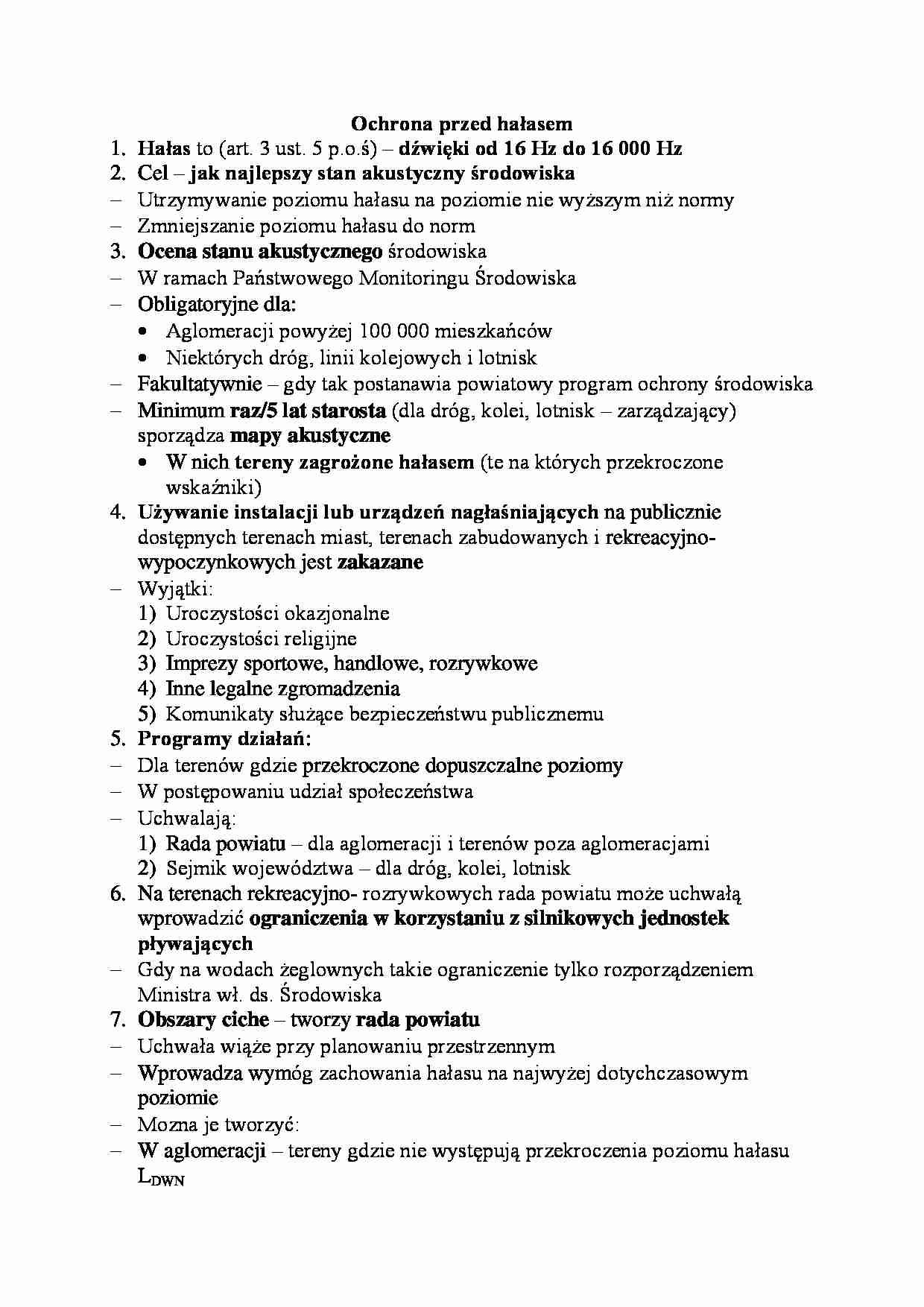 Ochrona przed hałasem - omówienie - strona 1