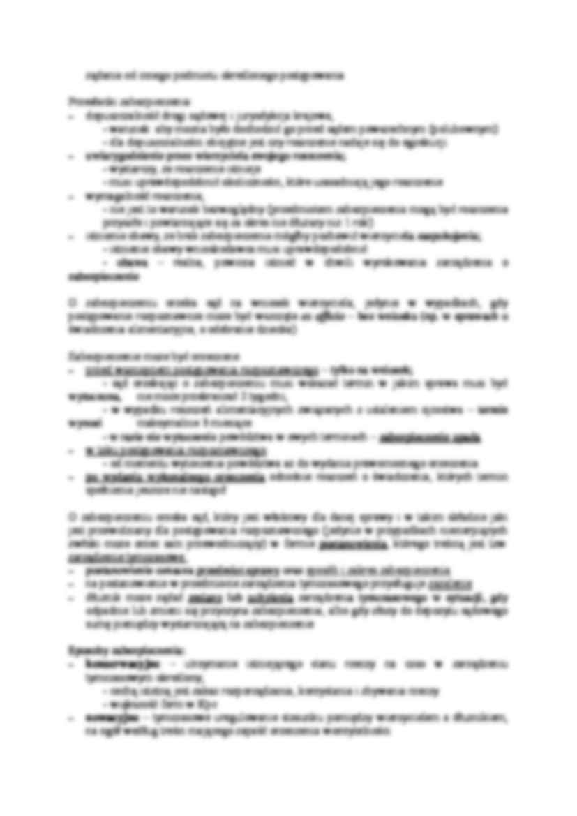 Postępowanie pomocnicze-opracowanie - strona 2