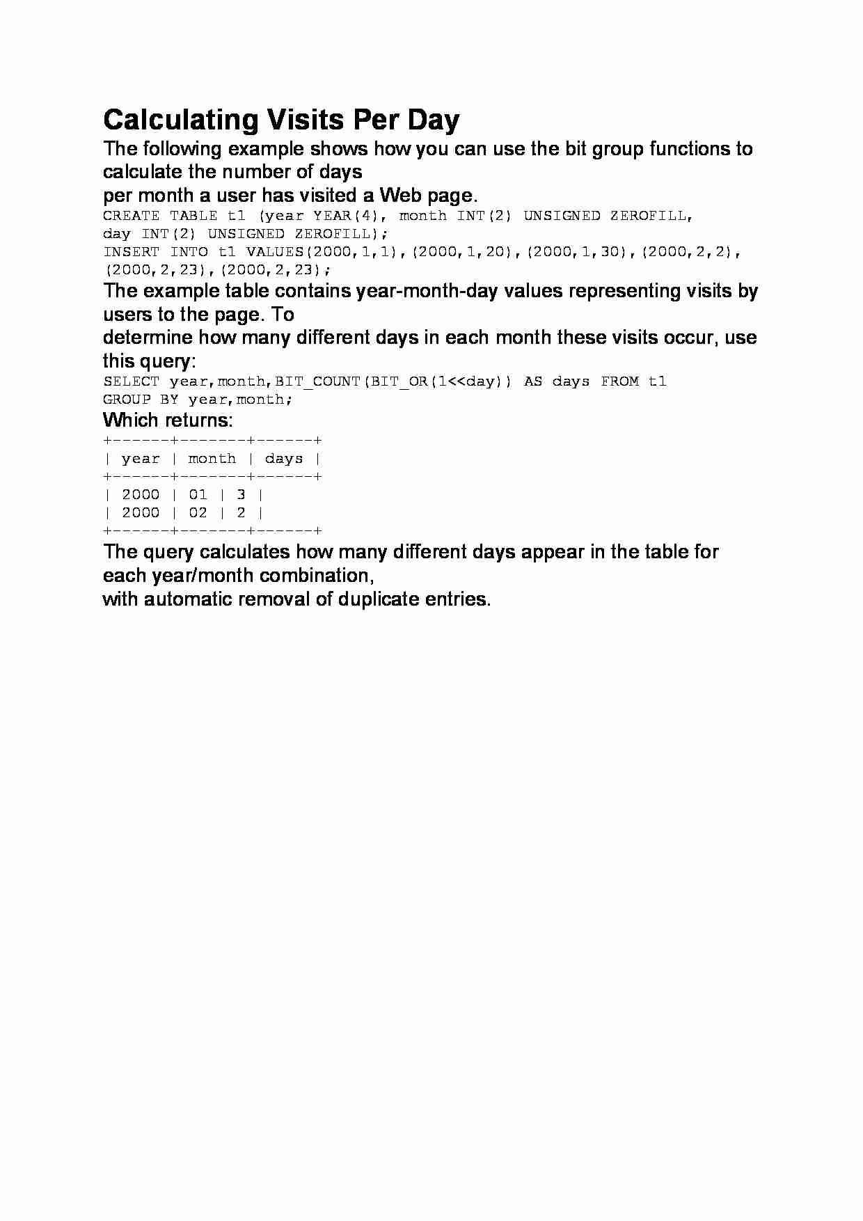 Calculating Visits Per Day - strona 1