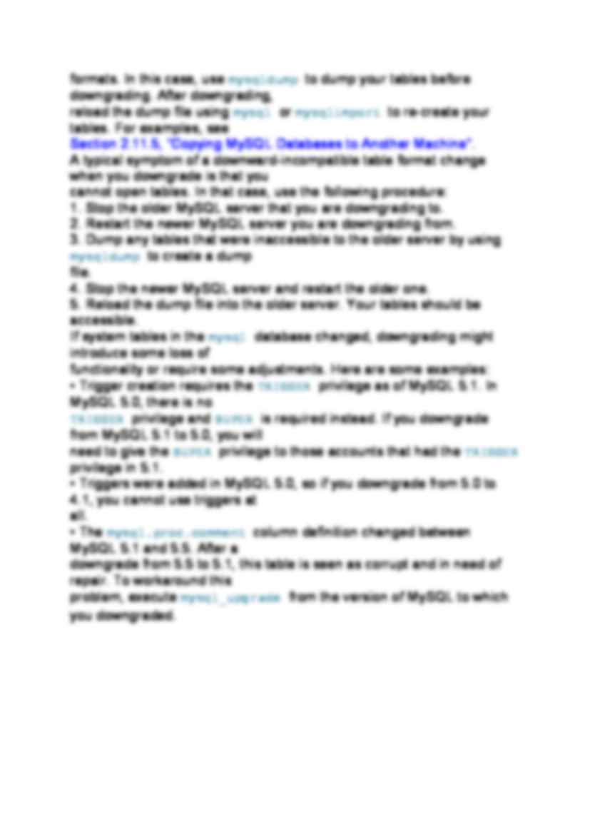 Downgrading MySQL - strona 2