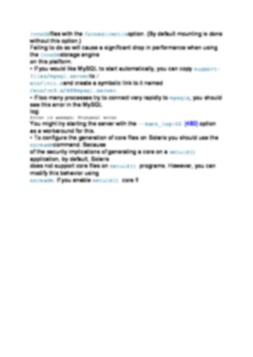 Installing MySQL on Solaris and OpenSolaris - strona 2