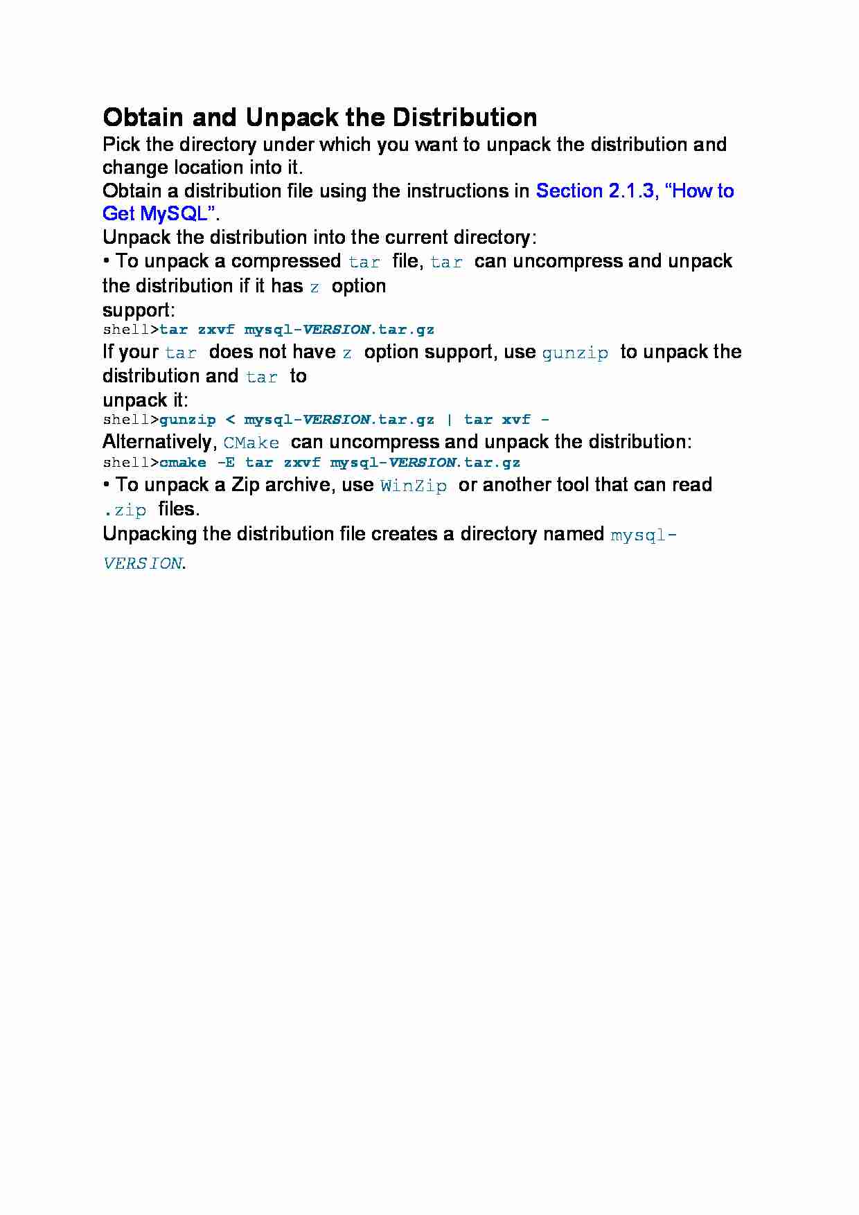 Obtain and Unpack the Distribution - strona 1