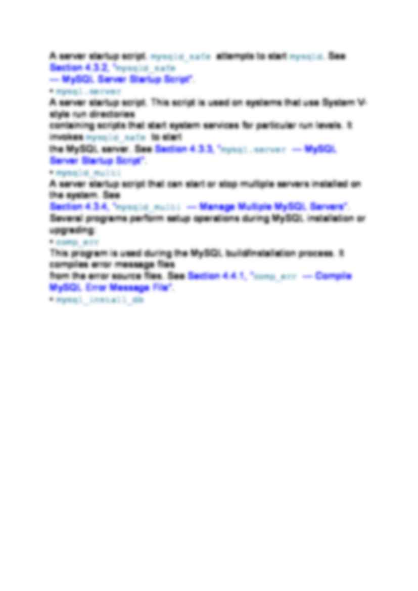 Overview of MySQL Programs - strona 2