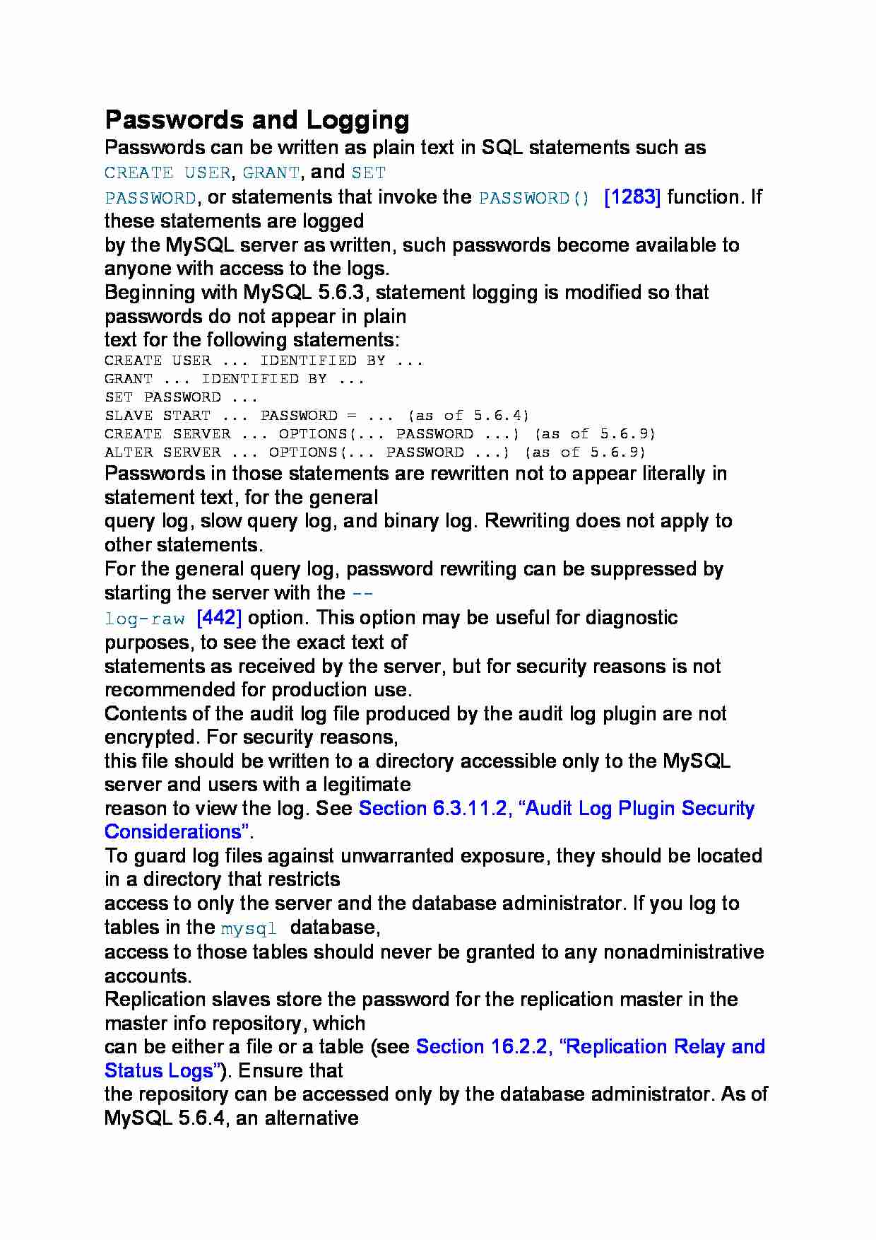 Passwords and Logging - strona 1