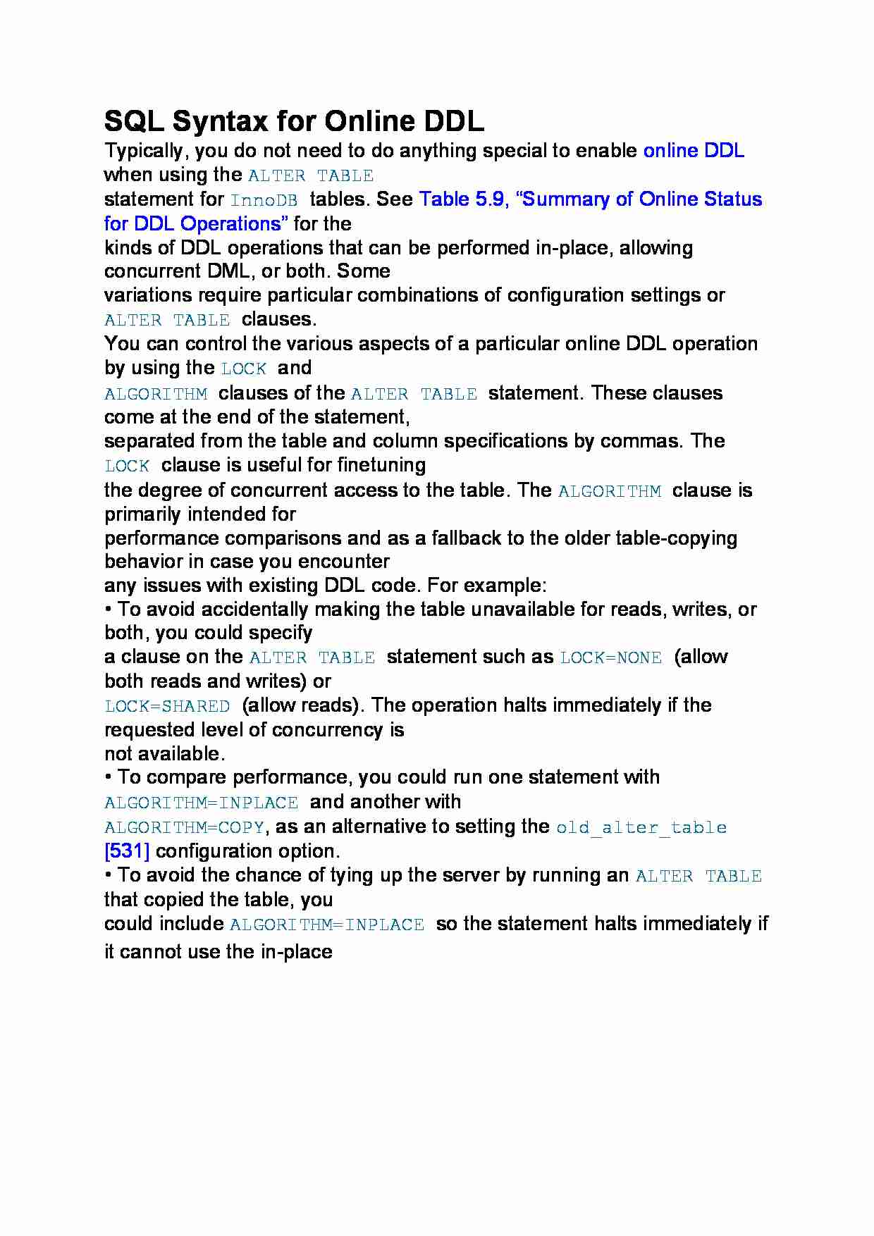 SQL Syntax for Online DDL - strona 1