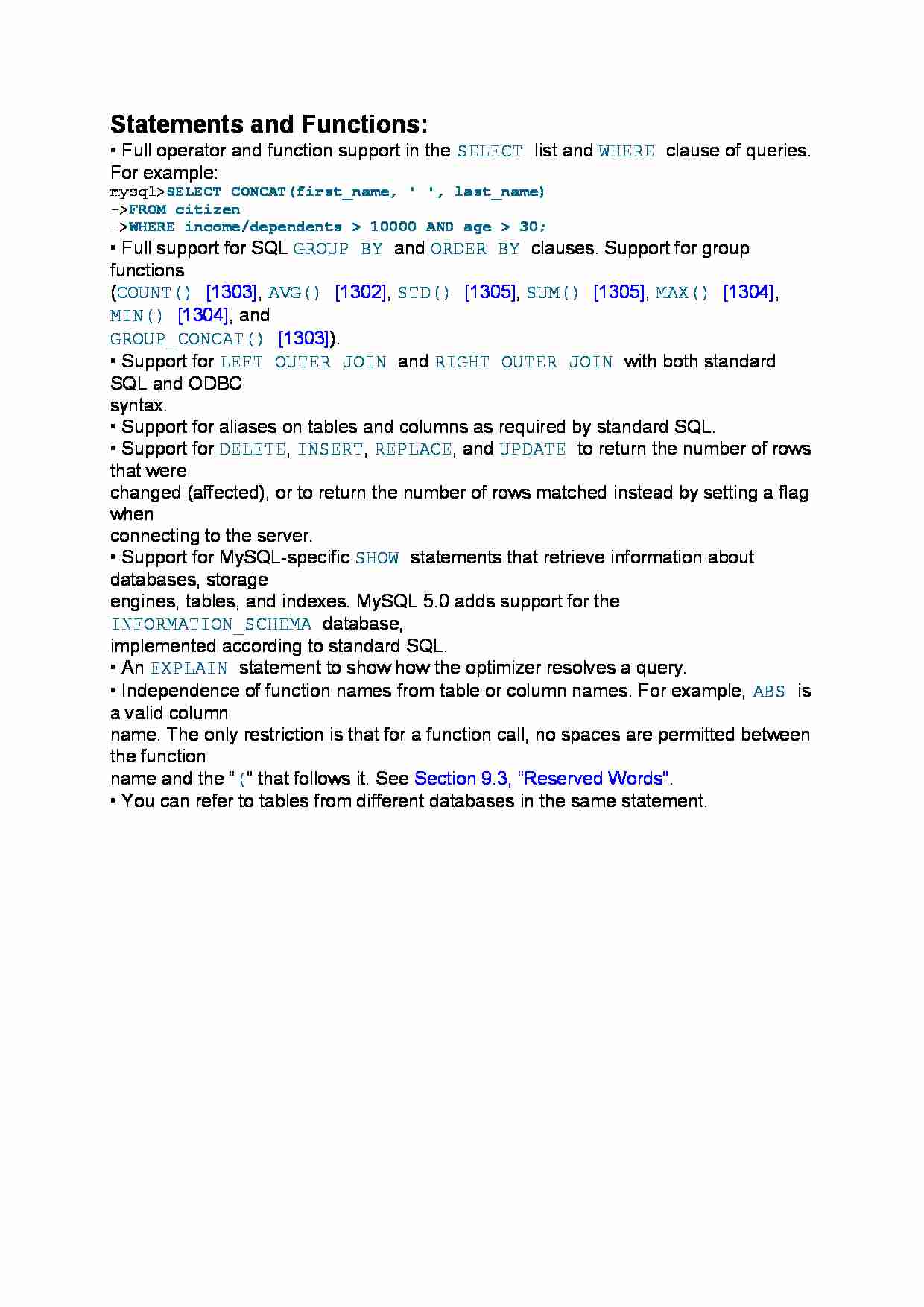 Statements and Functions - strona 1