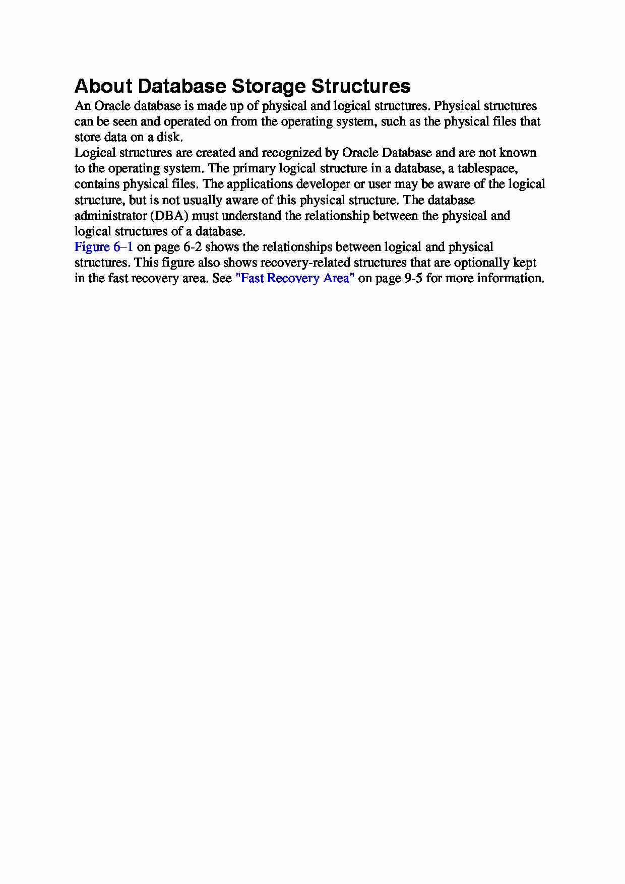 About Database Storage Structures - strona 1