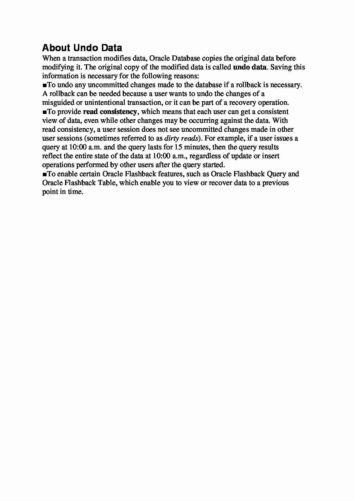 About Undo Data - strona 1