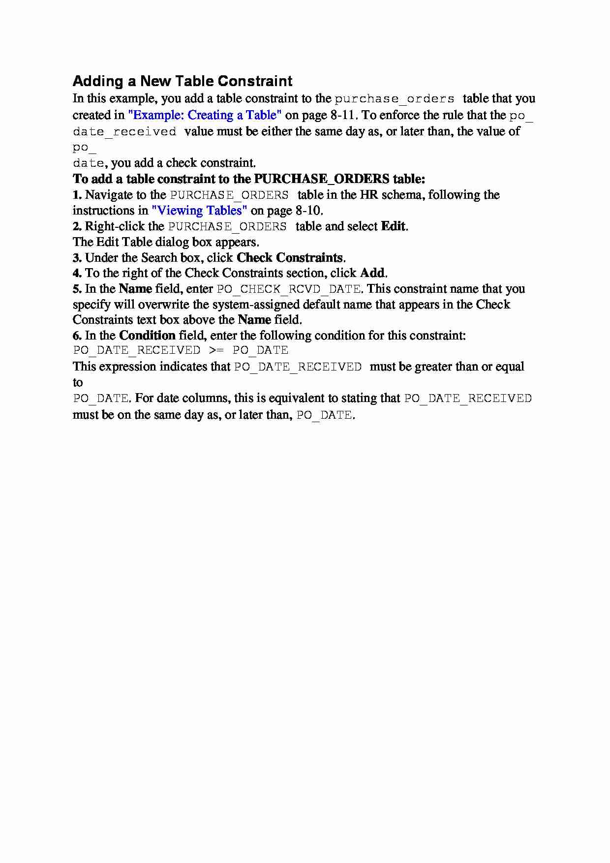 Adding a New Table Constraint - strona 1