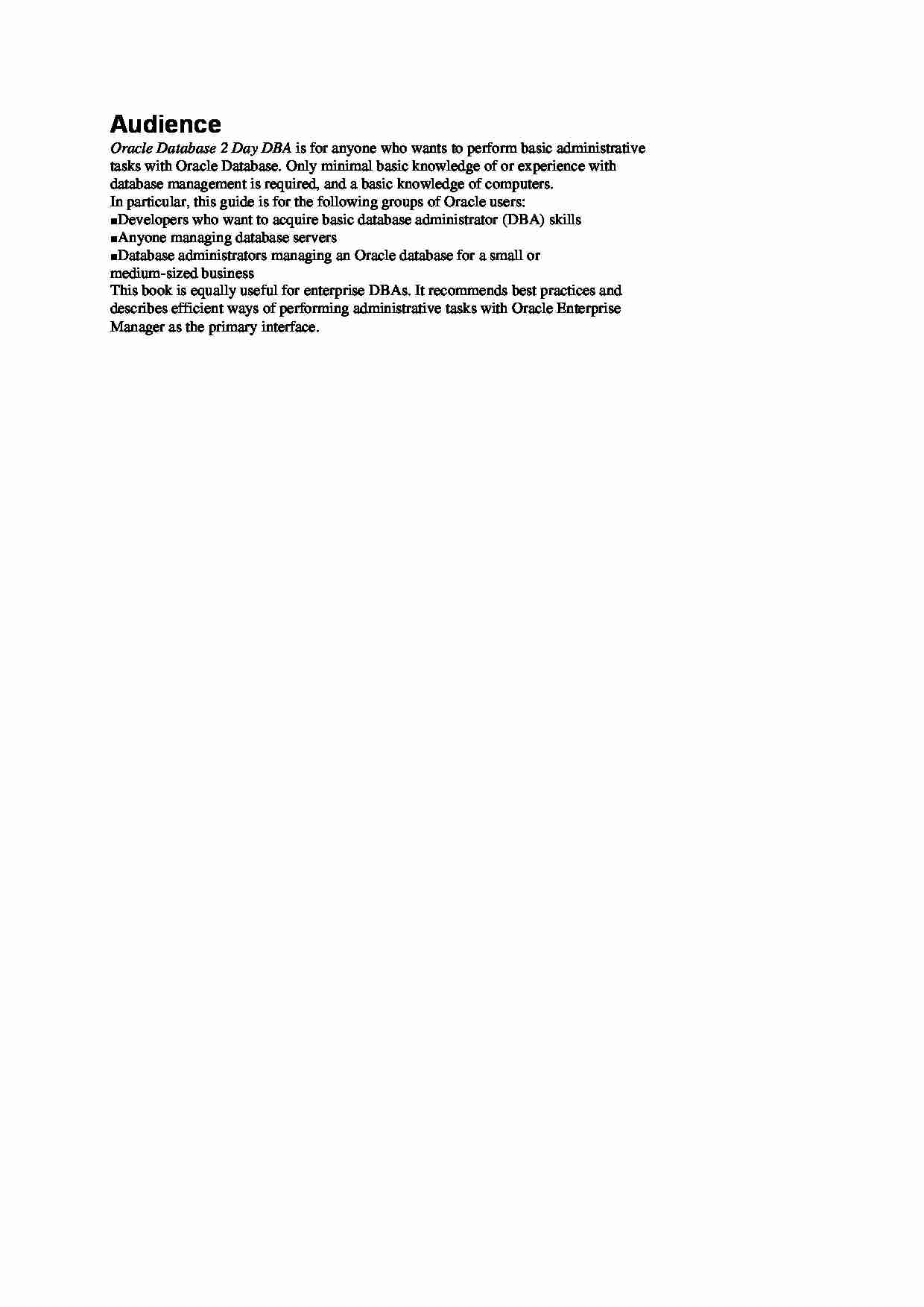 Audience -  Developers - strona 1