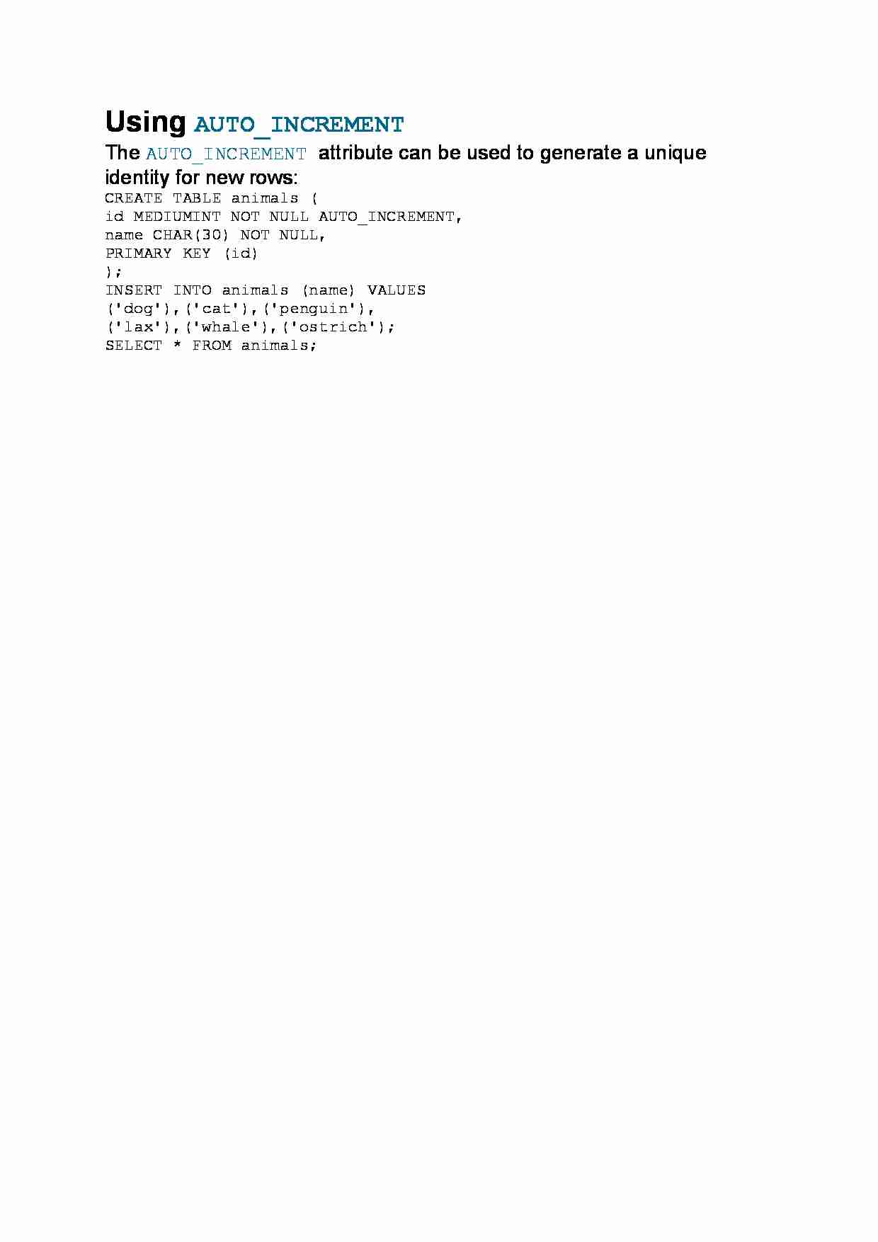Using AUTO - strona 1