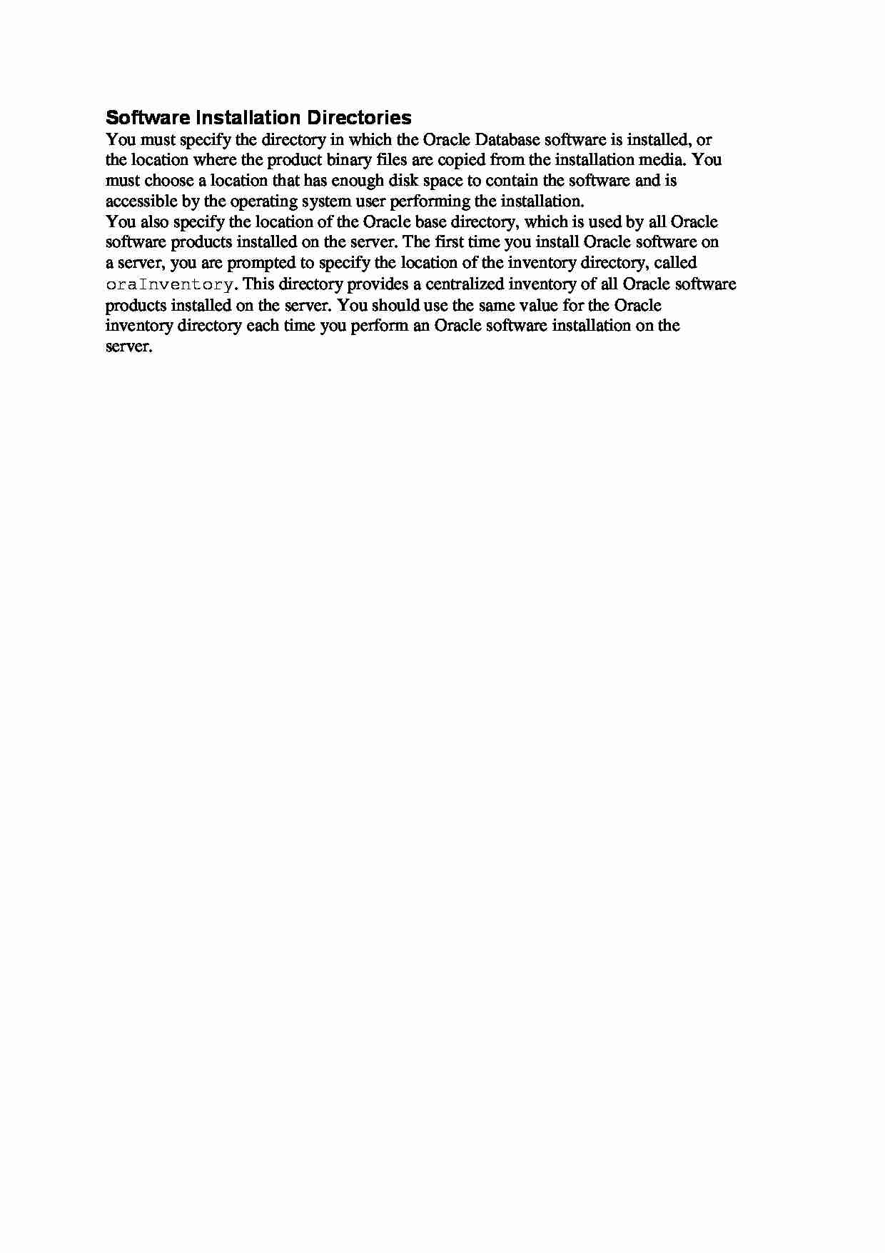 Software Installation Directories - strona 1