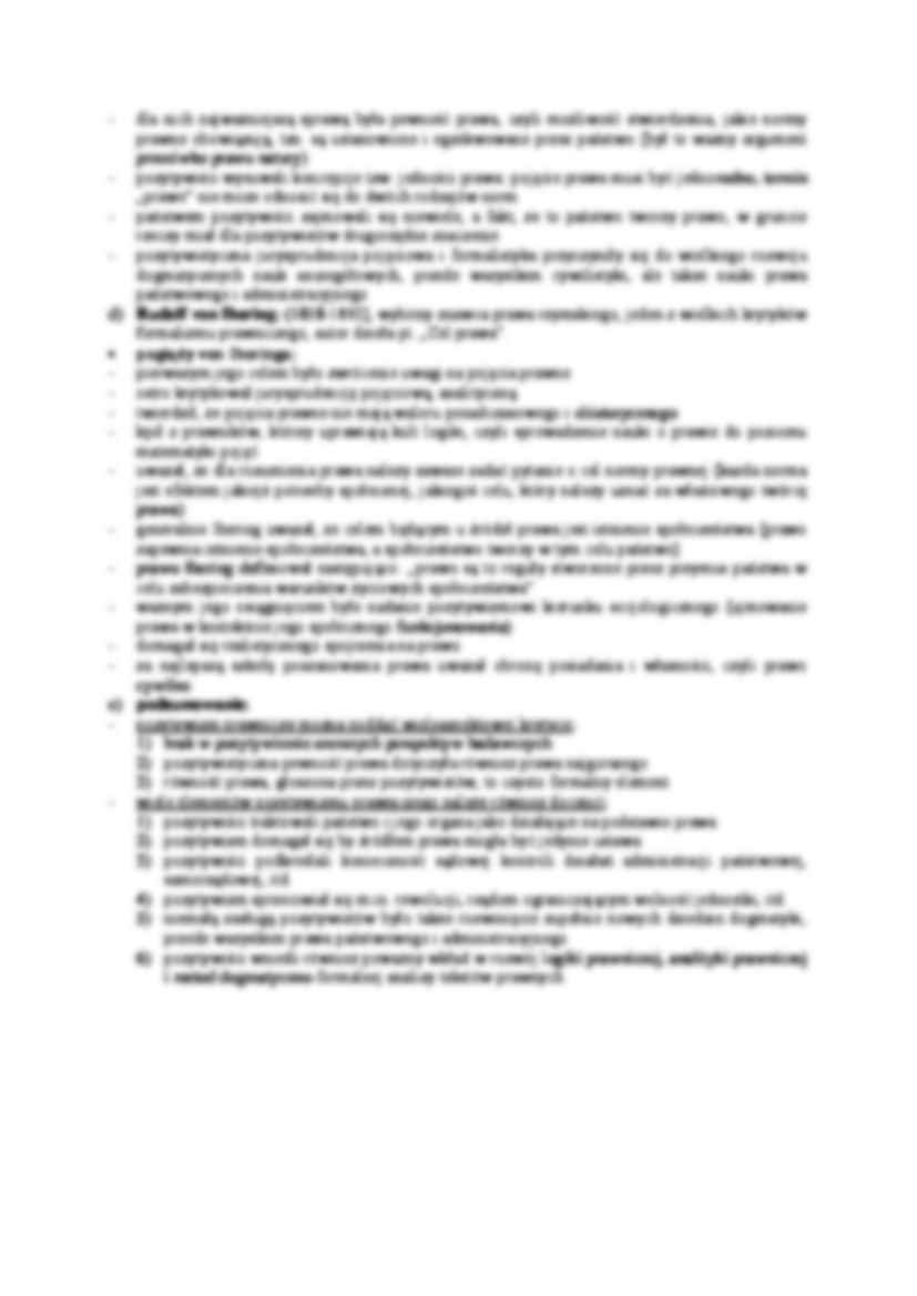 Pozytywizm prawniczy na przełomie wieków - wykład - strona 2