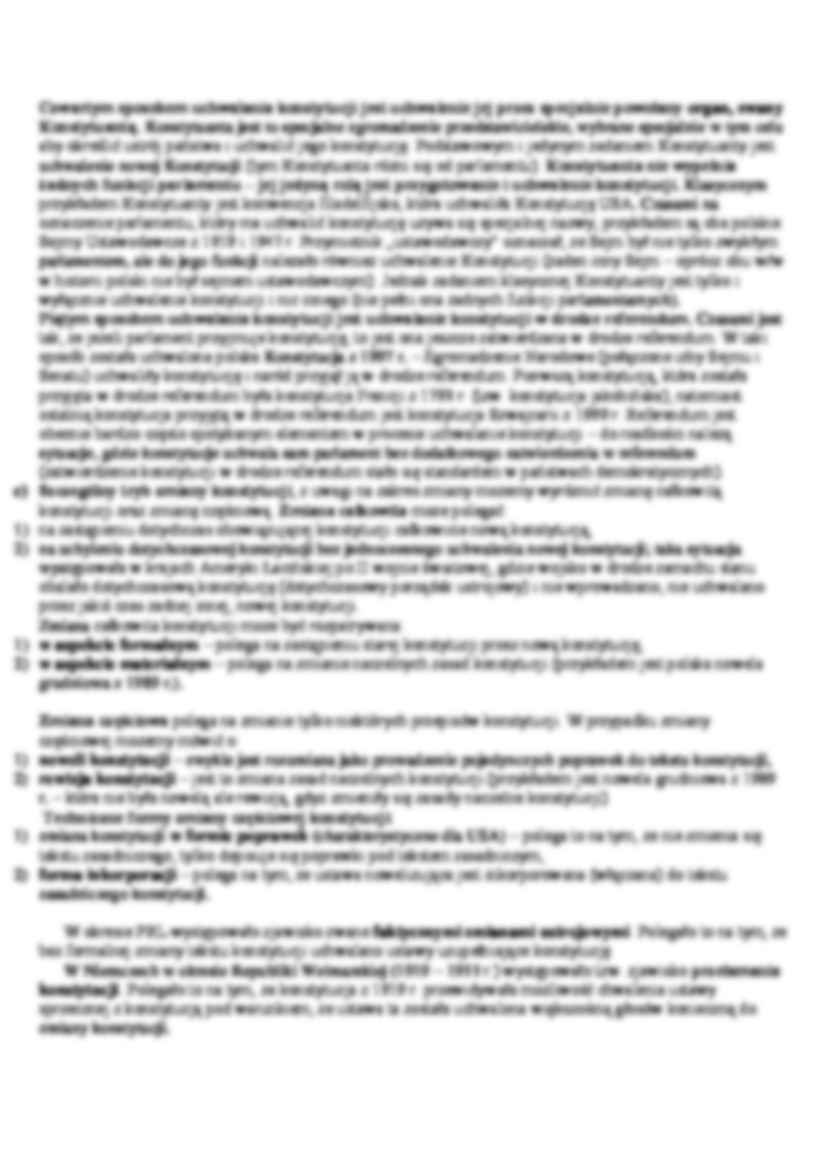 Prawo konstytucyjne - wykład - moc prawna konstytucji - strona 3