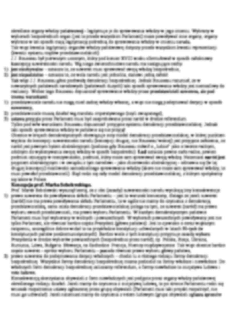 Prawo konstytucyjne - wykład - Ustrój państwowy - strona 3