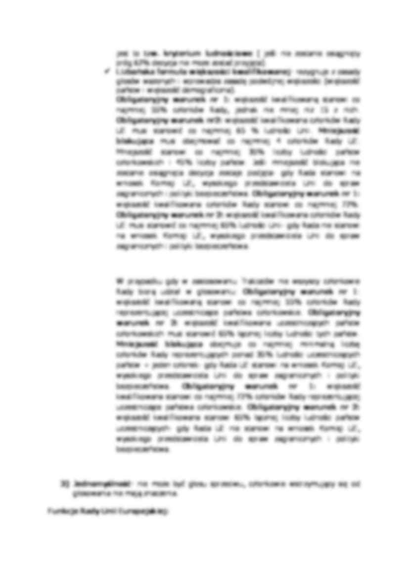 Rada Unii Europejskiej - omówienie  - strona 3
