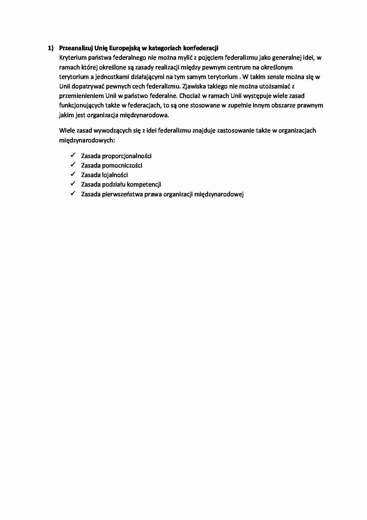 Unia Europejska w kategoriach konfederacji - strona 1